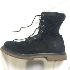 black mesh timberland boots